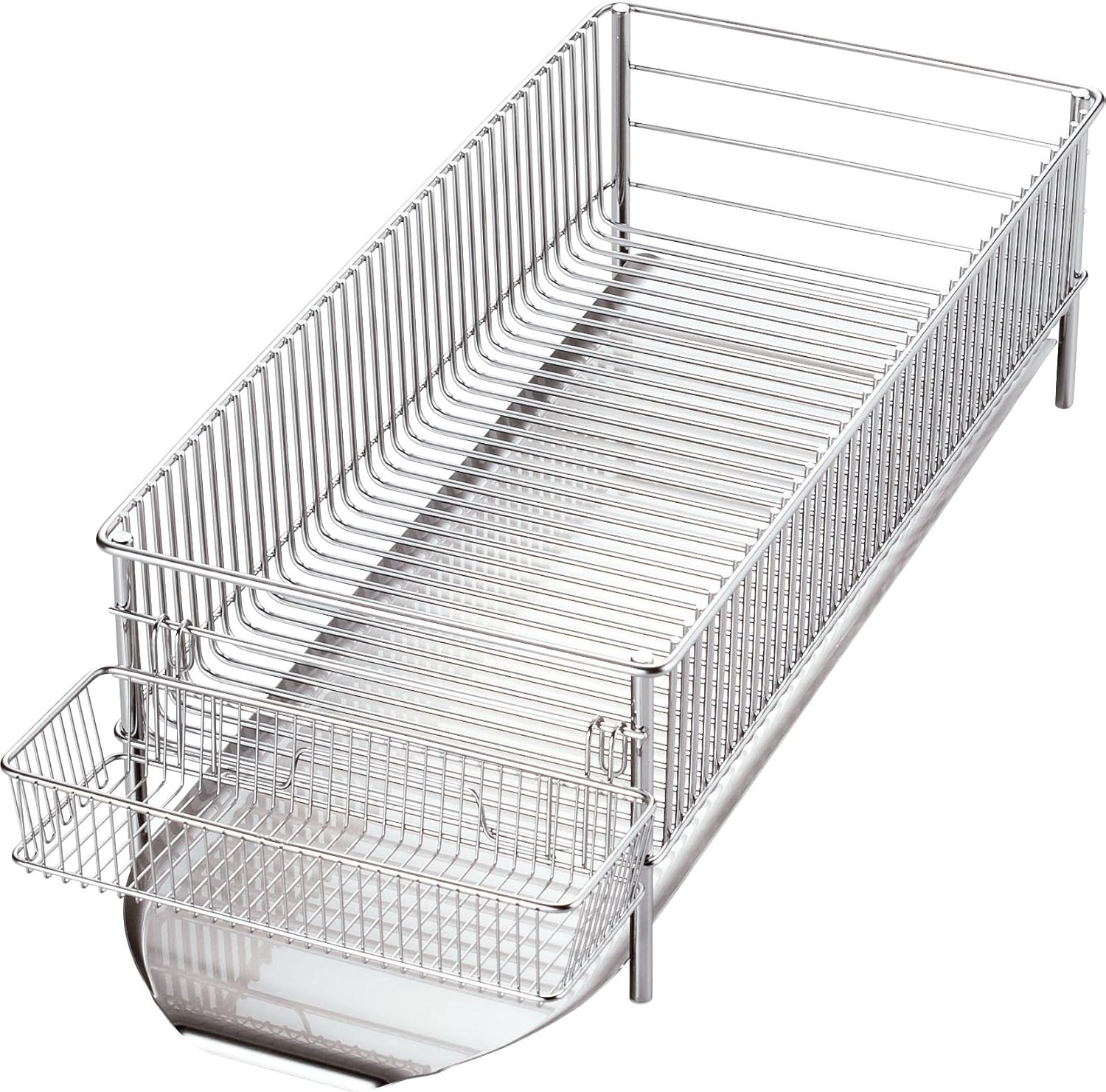 ラバーゼ(La Base) NEW 水切りかごスリム 横置タイプ 3点セット DLM-8775