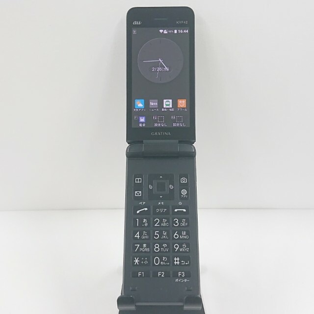 GRATINA KYF42 au ブラック 送料無料 本体 c10180 【中古】