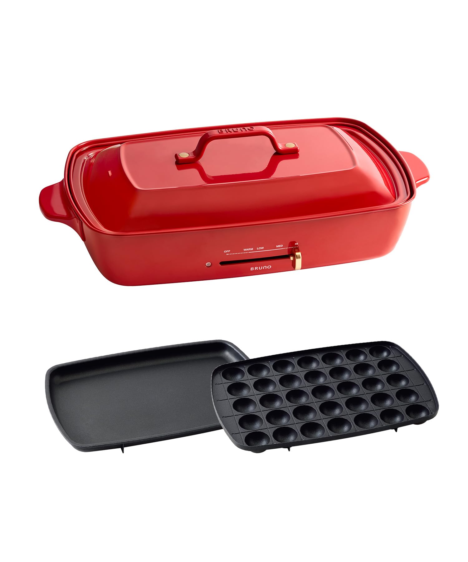 BRUNO ホットプレートグランデサイズ BOE026-RD レッド BOE026-RD