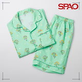 SPAO ダムゴム 私は可愛いダムゴム半袖パジャマ (IVORY) SPAO ダムゴム 私は可愛いダムゴム半袖パジャマ (IVORY) SPAO