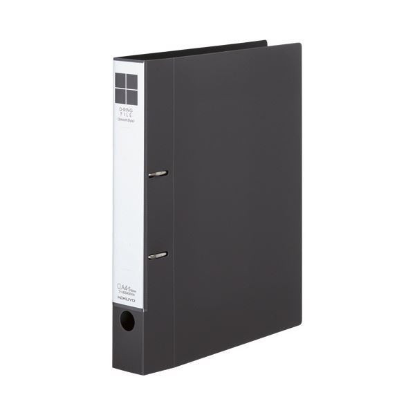 (まとめ) コクヨ Dリングファイル(スムーススタイル) A4タテ 300枚収容 背幅45mm ダークグレー フ-UDS430DM 1冊 (×20セット)