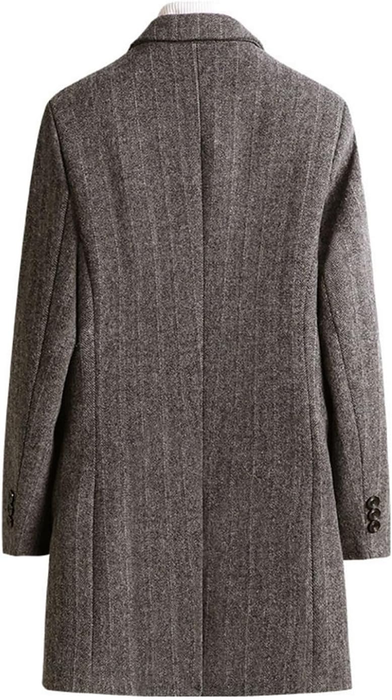 チェスターコート コート テーラード ビジネス メンズ アウター ストライプ柄 シンプル スーツジャケット 厚手 中綿 ロングコート 保温性 防風防寒 紳士 メルトンコート 冬服 カジュアル 通