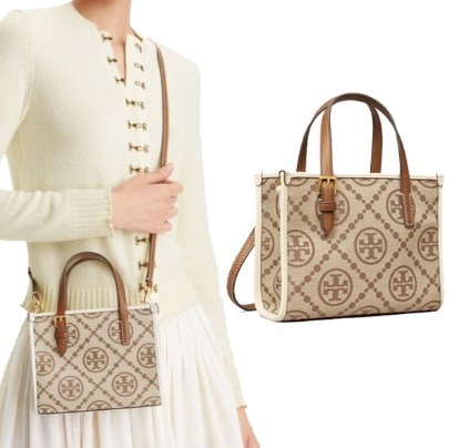 147682 MINI T MONOGRAM SQUARE TOTE モノグラム