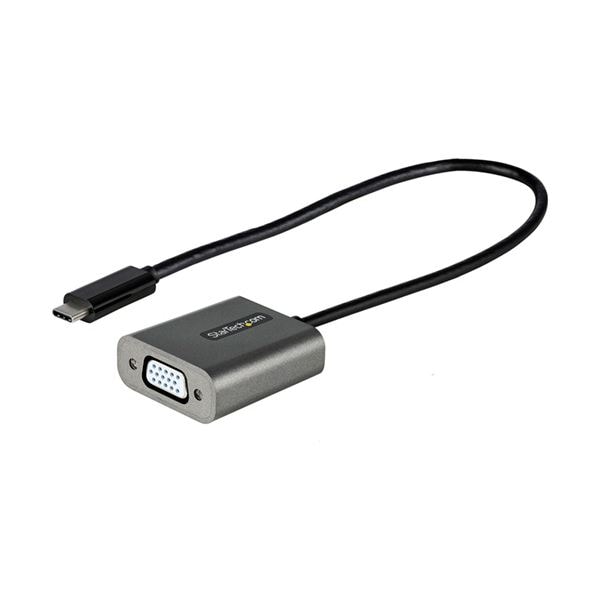 StarTech.com USB C-VGA 変換アダプタ 1920x1200 ブラック CDP2VGAEC 1個
