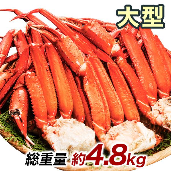 ボイルトゲズワイガニ肩付脚 総重量:約4.8kg(正味4kg) 肩付き脚 茹で とげずわいがに