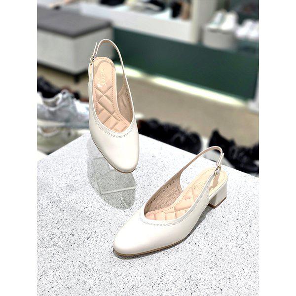 [坡州店] [] 女性ラウンドトゥ バックオープンヒール 712612010 4cm [3color]