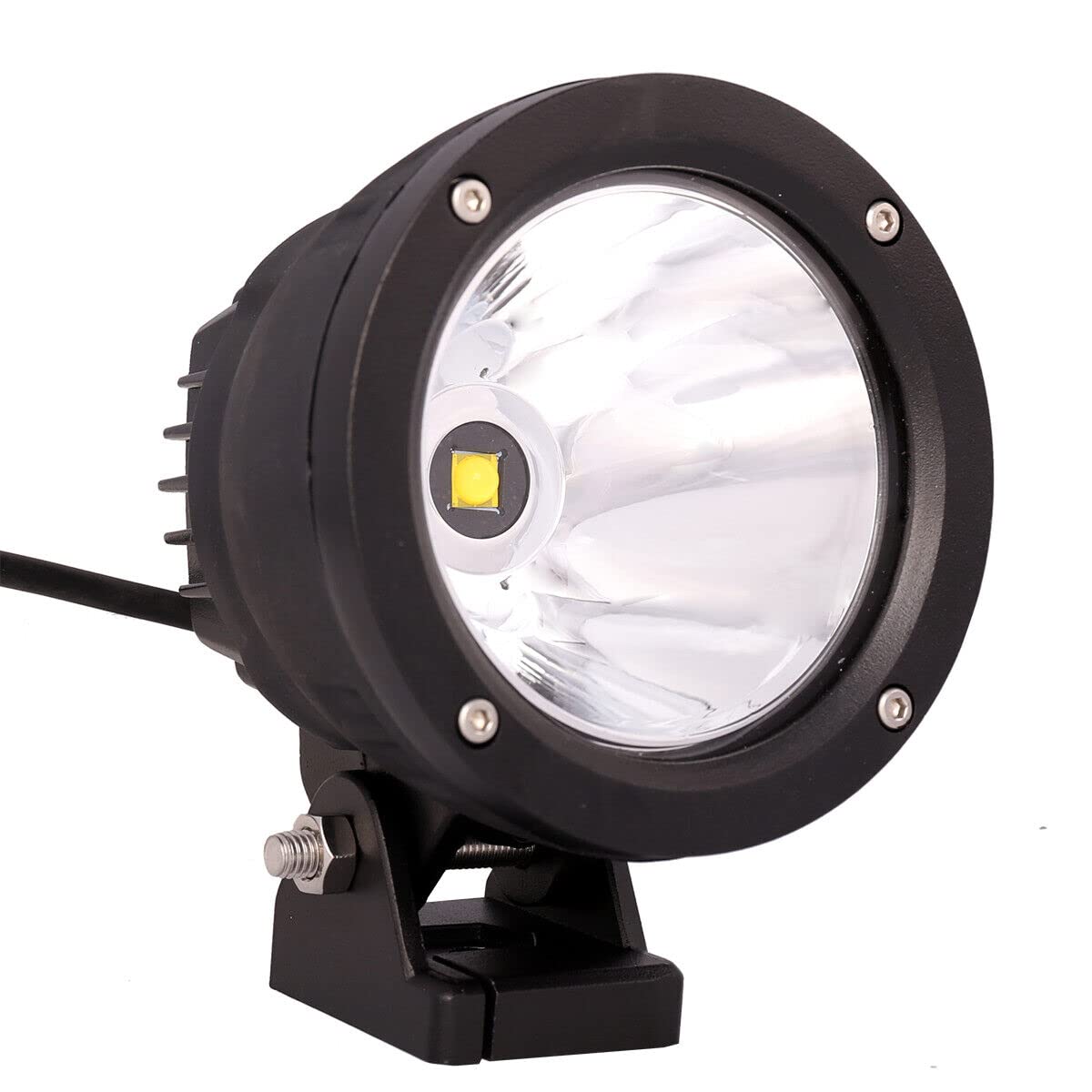 LED サーチライト 投光器 25W 丸形 スポットライト フォグランプ 作業灯 車外灯 ノイズレス対策品 アメリカ製チップ バギー 4WD クロカン車 トラック 船舶 機械 適用 IP67防水 白光