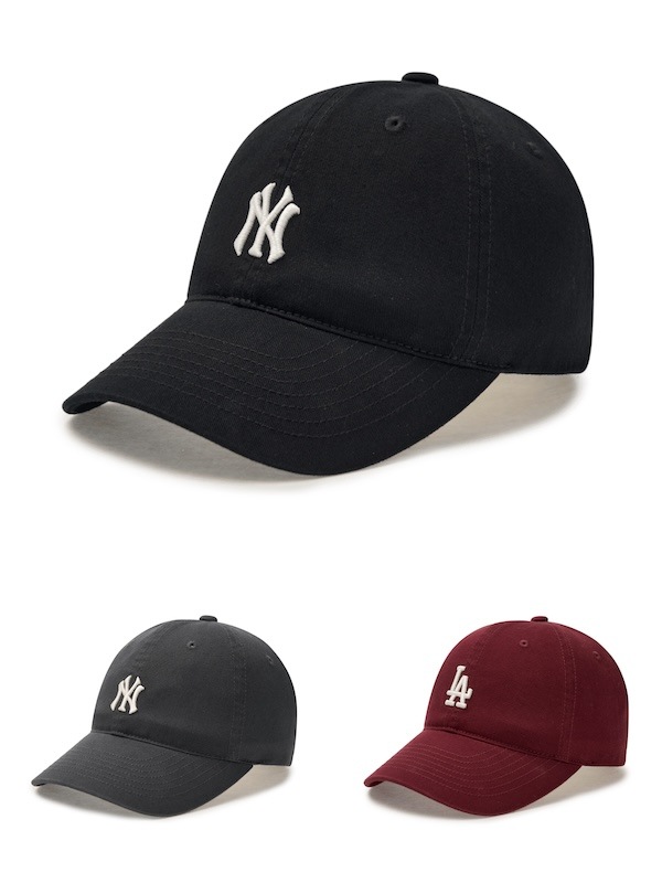 3ACPW015N 正規品保証 関税負担なし 韓国限定販売 男女共用 Wフィット アンストラクチャー ベースボールキャップ ニューヨークヤンキース