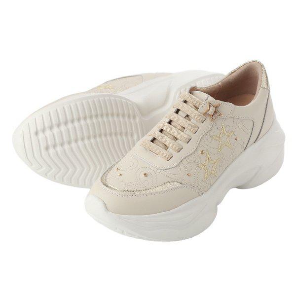 軽量クッションUP 厚底 女性 スニーカー 2XWS02XD_GN