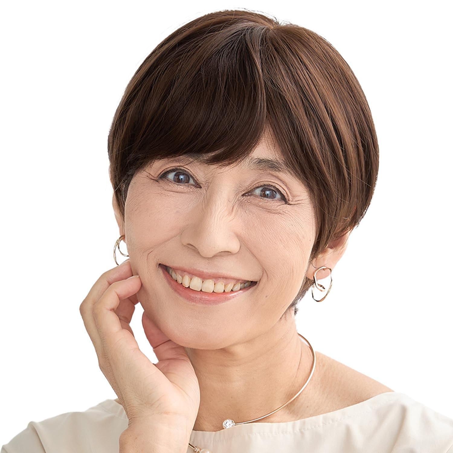 【抗がん剤経験者が開発】Dazzle 医療用 ウィッグ シニア 高齢者用 レディース ショート (A.ブラウン)