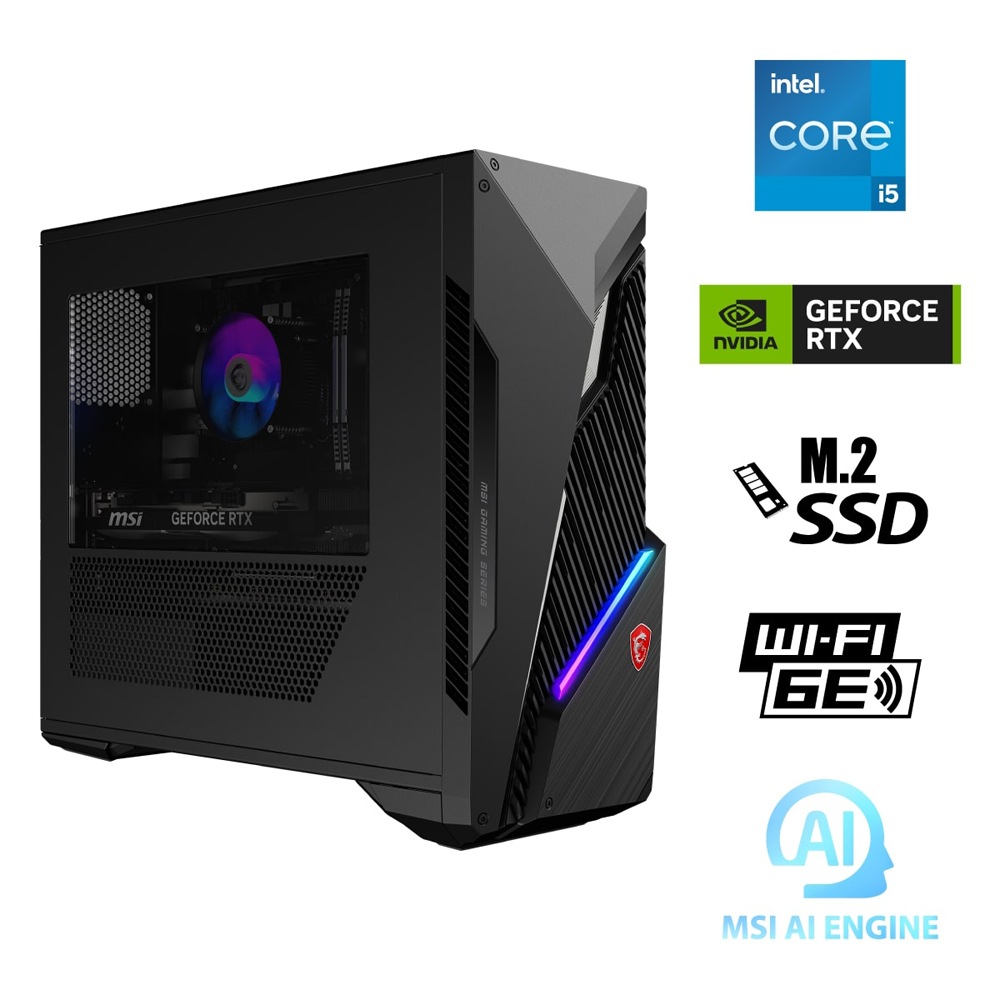 MSI ゲーミングデスクトップパソコンMAG Infinite S3（Core i5/ 16GB/ SSD 1TB/ GeForce RTX 4060） INFINITES314NUC52069