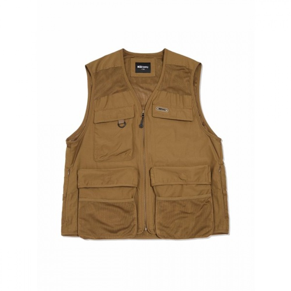 (K2 セーフティ) メッシュマルチポケットベスト VE-2602 (BR) _PMS22602E7