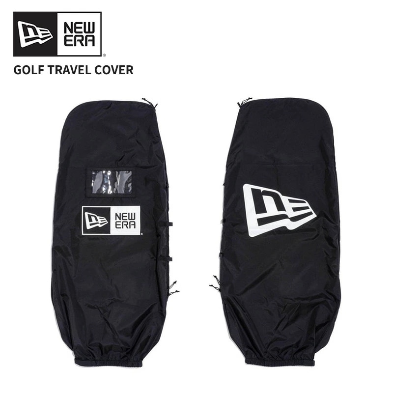 ニューエラ ゴルフ キャディバッグカバー 48インチ対応 保護カバー NEW ERA トラベルカバー ナイロン製 ブラック ゴルフ 14518201