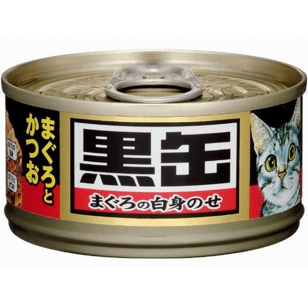 アイシア 黒缶パウチ 子ねこ用 まぐろとかつお やわらかゼリータイプ