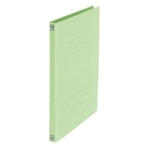 プラス フラットファイル/紙バインダー (A4/2穴 300冊) No.021N グリーン(緑)
