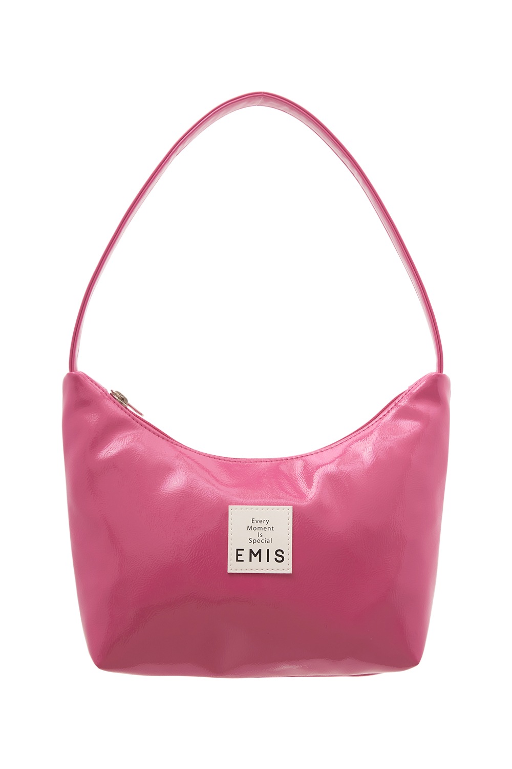 ☆EMIS☆ NEW ENAMEL HOBO BAGBLACK m1037_1334220 EMIS HOBO BAG-BLACK - EMIS