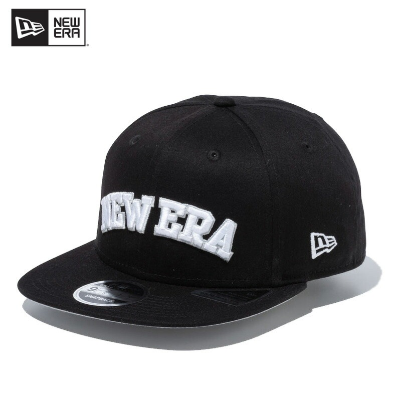 ニュー エラ 9FIFTY Original Fit Stretch Cotton Washable ストレッチコットン ウォッシャブル アーチロゴ Black Cloud ゴルフ キャップ 帽子