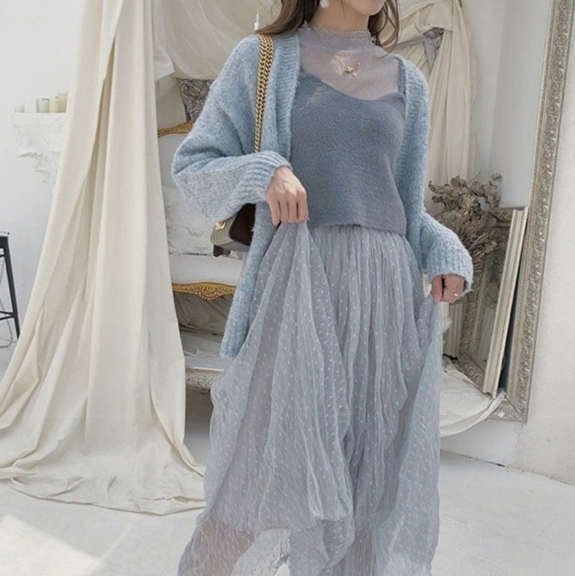 トップス デート カーディガン 半袖 ニット 可愛い きれいめ 上品 おしゃれ かっこいい 可愛い ラブリー キュート ガーリー クール モード系 セクシー エレガント 存在感 フォーマル 4,721円