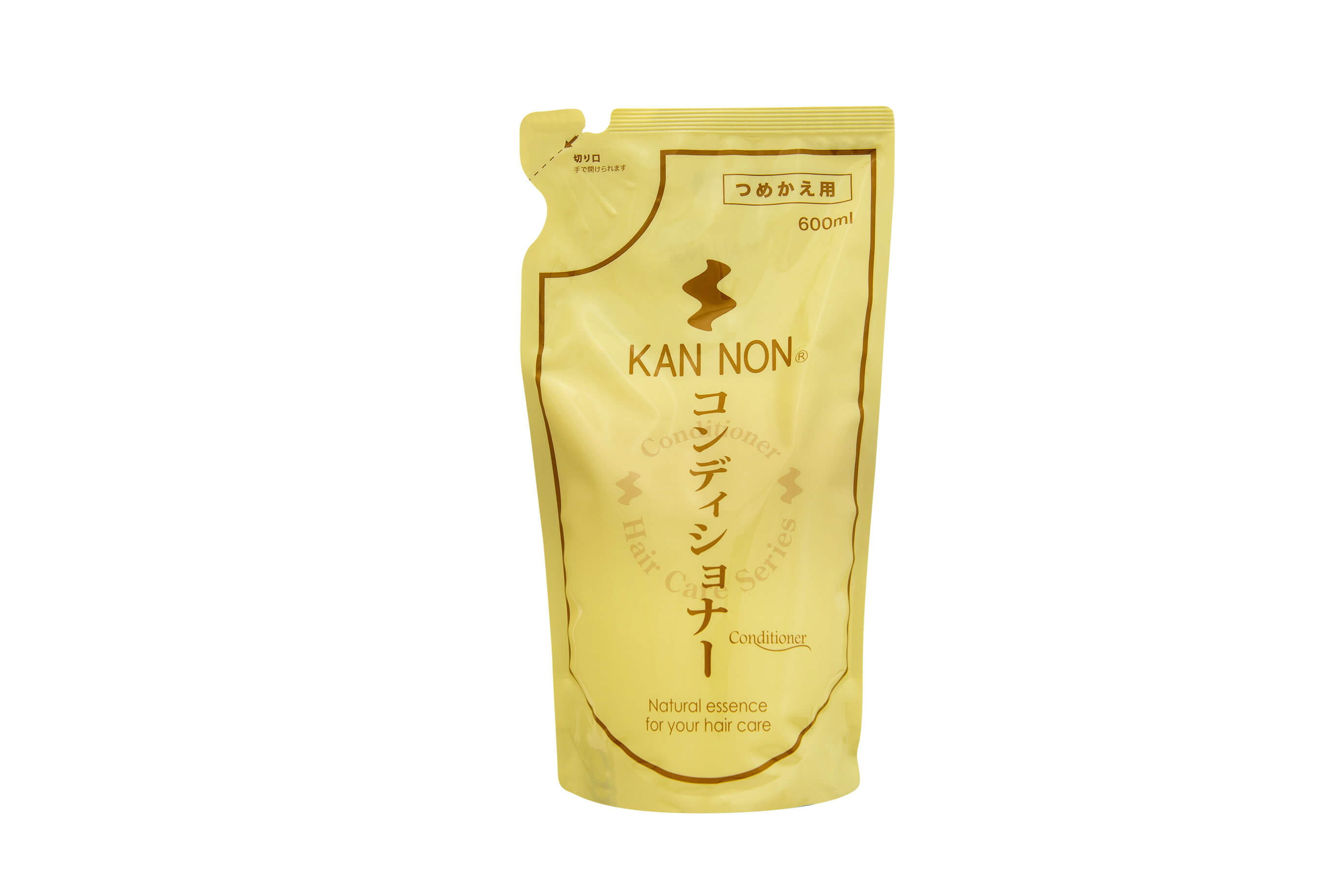 観音温泉 コンディショナー 詰替用 600ml【12個セット】観音温泉化粧品 観音温泉水 温泉水配合 はちみつ ヘアケア レフィル 詰め替え 温泉コスメ