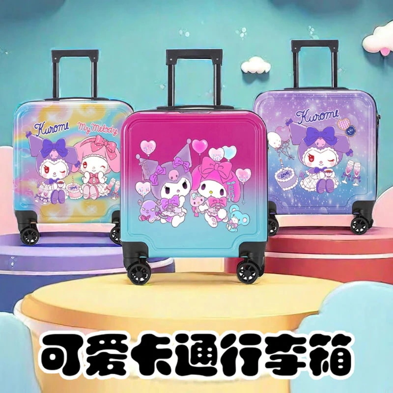 リスト漫画クロミー子供スーツケース小学生かわいいスーツケース男女ユニバーサルホイール旅行ケース20エンクロージャ