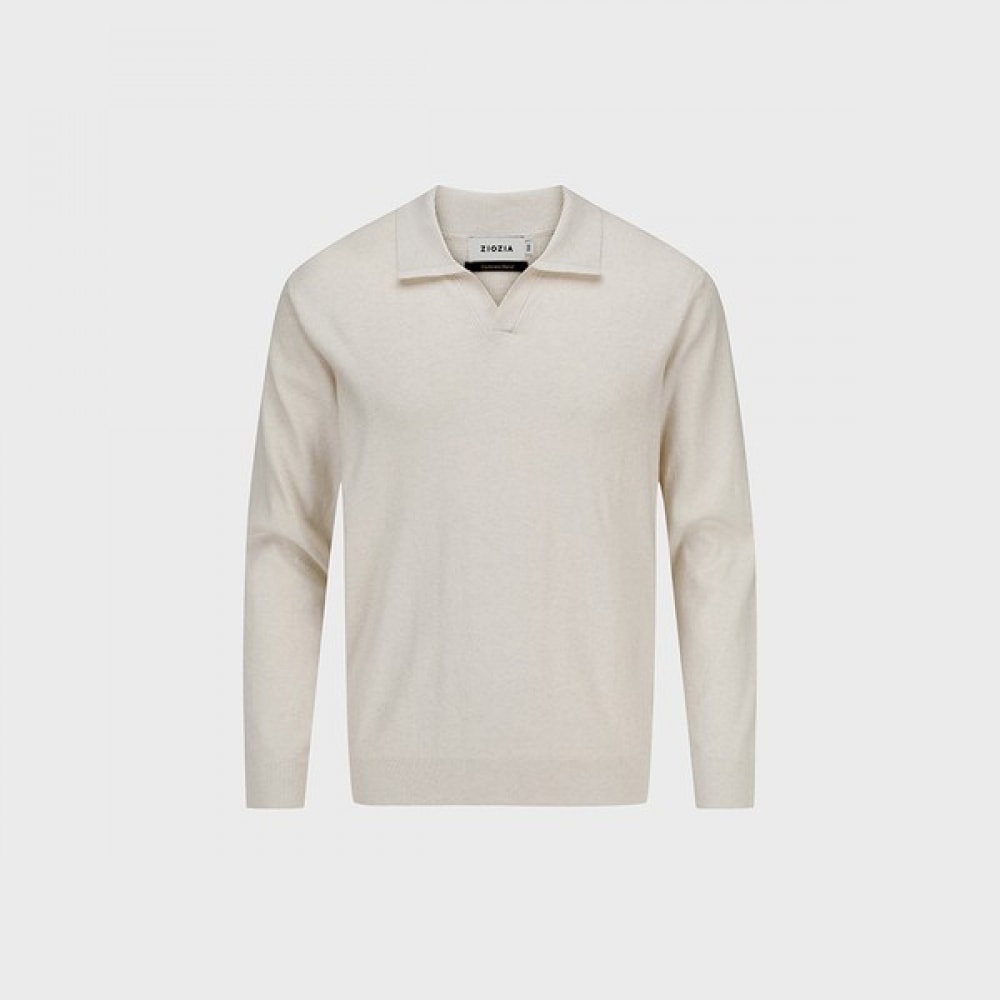 [ジョージア] メンズ) コットンキャッシュスリットニット_abe1et1101CR