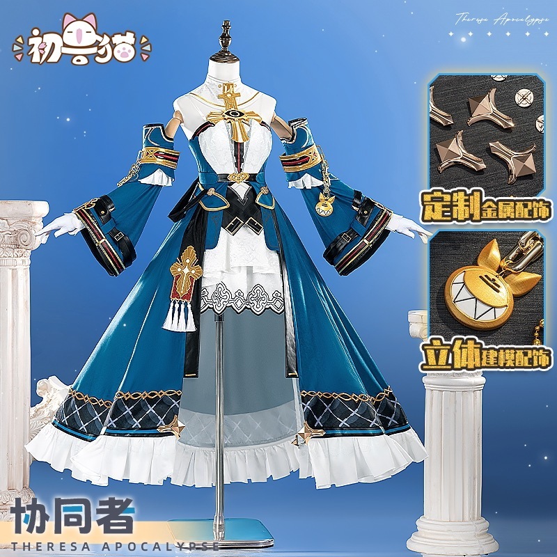 初獣猫コスメデコルテリサcos服コラボ者コスプレ女女装