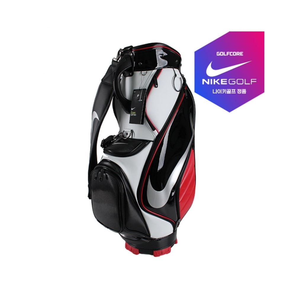 ナイキアジアエナメル/ PUファブリックカートゴルフバッグキャディーバッグ (DH3251-151)
