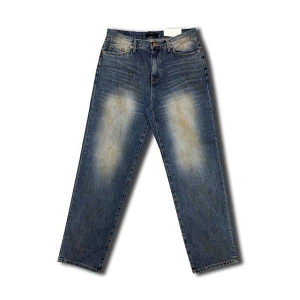 メンズ春秋薄手ノクダイン ワイドデニムパンツ OF-JEA-293