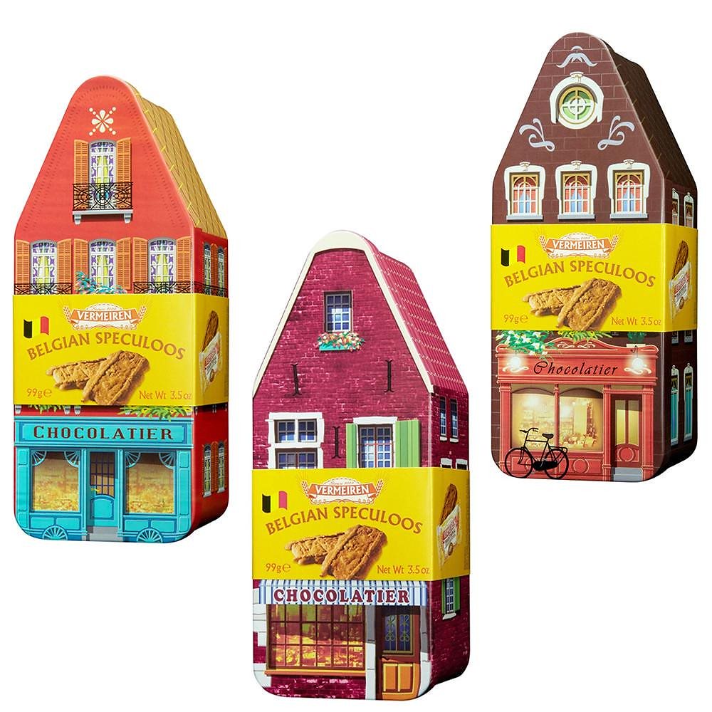 VERMEIREN（ベルメーレン） カラメルビスケット オリジナルハウス缶B 6個セット