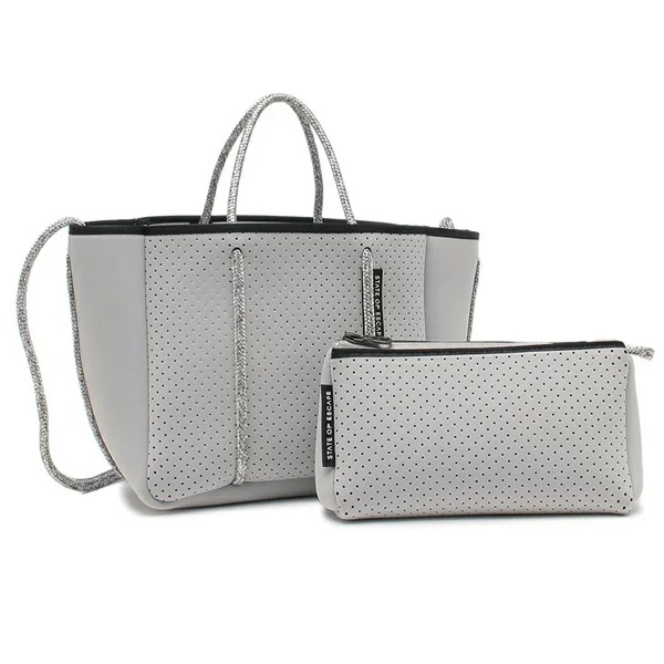 ショルダーバッグ プチエスケープ グレー ホワイト レディース PTESCBLENDCLO