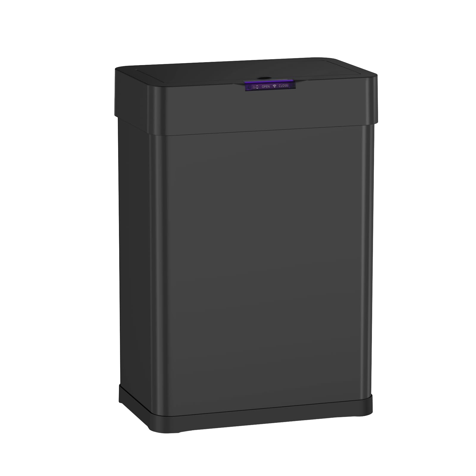 kaitou ゴミ箱 自動開閉 センサー付き 蓋付き 大容量 50L タッチ操作 ダストボックス ステンレス ブラック