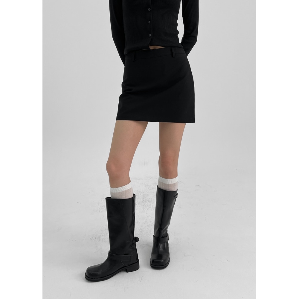 ブラックアップ [ニューフォール] [MADE] ニュートラルテンションベーシックスカート