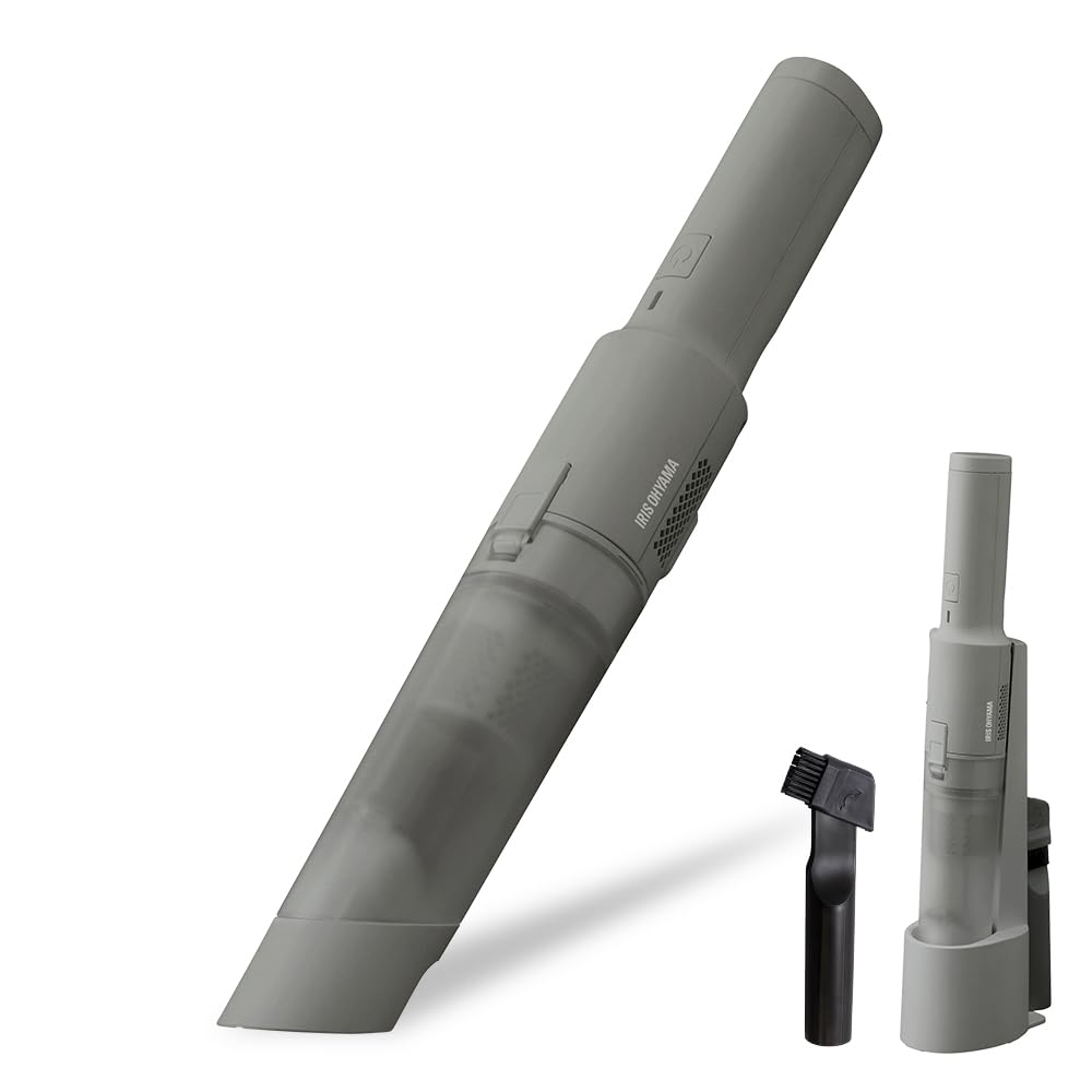 【Amazon.co.jp限定】アイリスオーヤマ 掃除機 コードレス ハンディ ハンディクリーナー 充電スタンド付き 吸引力強化 コンパクト 車用 軽量 500g 静音 AZ-HCD-21 ダークグレ 11,263円