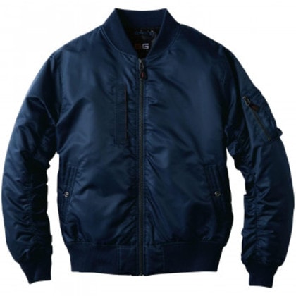 桑和 0014-00 フライトブルゾン Mサイズ ネイビー(1) G.GROUND
