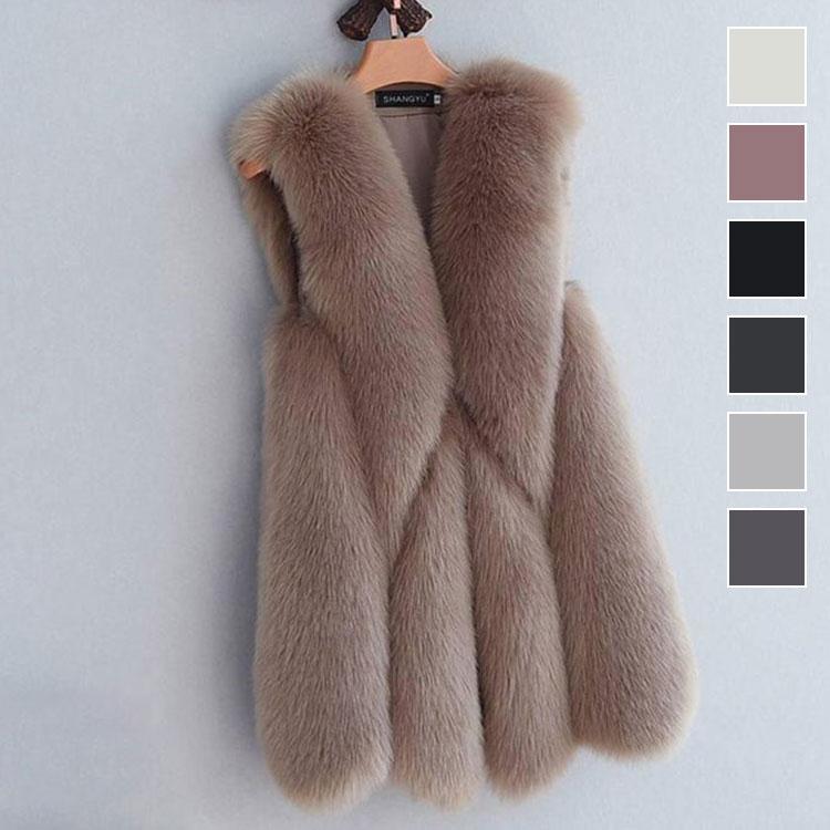 万能流行感 秋冬 レディース ファーコート 毛皮コート レディースコート フェイクファー アウター ファーベスト　暖かい 通勤　レディースアウター