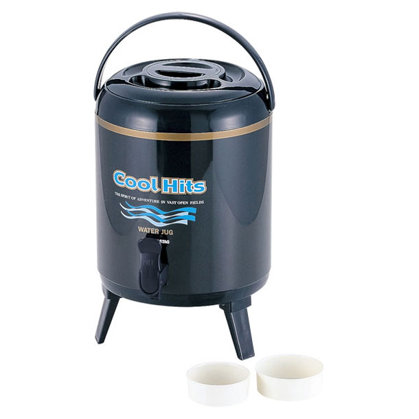 クールヒッツ ウォータージャグ8L(ネイビー) M-5027 アウトドア食器 (M5027)