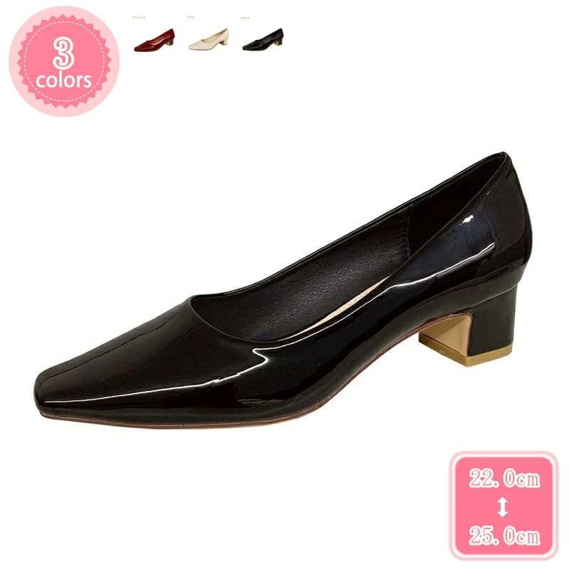 1000円OFFクーポン パンプス 女性 レディースパンプス 4cmヒール 通勤パンプス 歩きやすい 痛くない 走れる スクエアトゥ ミドルヒール フォーマル レディース 柔らか 脱げない レディース 12,754円