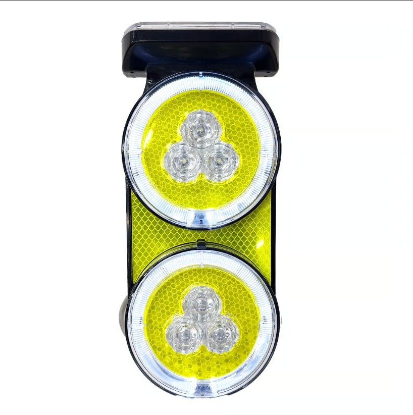 GPSハイブリッドソーラーライト ソーラー充電 乾電池にも対応 LED警告灯 道路 ロードサイド 注意喚起 視認性 非常信号 災害