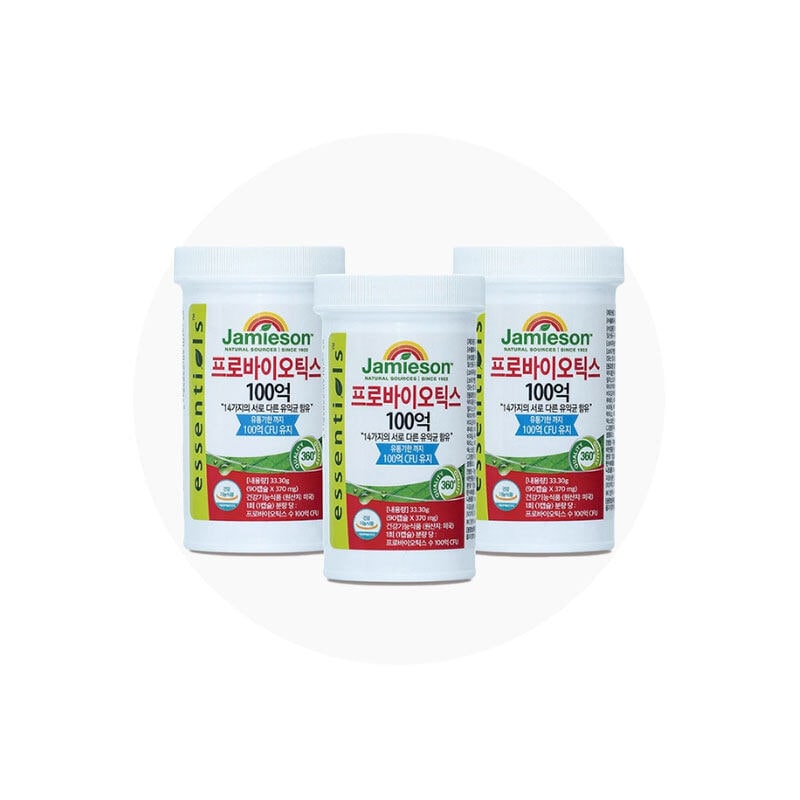 [Jamieson]プロバイオティクスギフトセット370mg * 90 capsules * 3ea