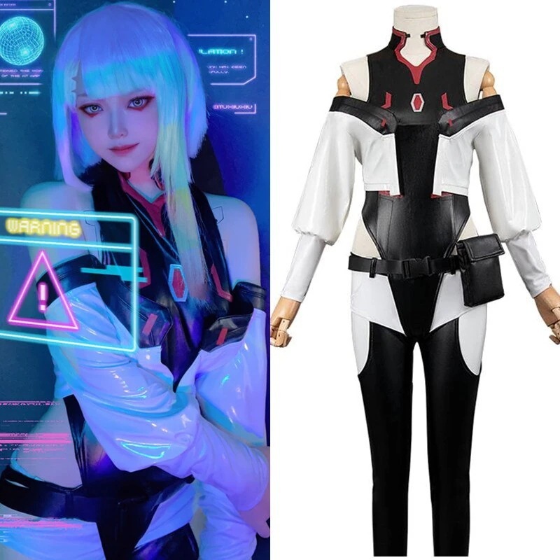 変装 仮装 ハロウィン イベント コスチューム コスプレ衣装 ルーシー Lucy サイバーパンクエッジランナーズ Edgerunners Cyberpunk スーツ ハロウィン 2025年新作入荷コス