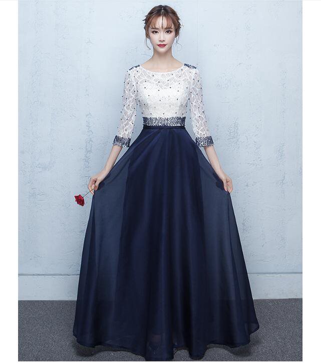 レースロングドレス お呼ばれドレス パーティードレス 二次会 同窓会 入園式 入学式 披露宴 20代