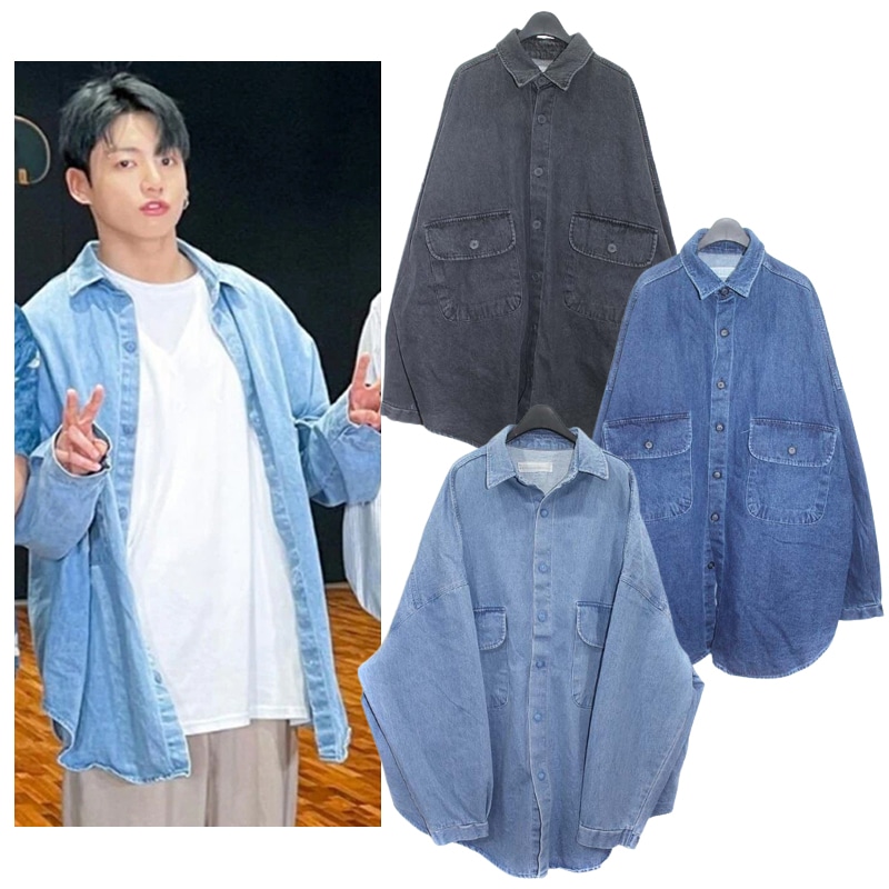 MENS BTS JUNGKOOK着用 ウルトラ オーバーフィット ヘビーデニム