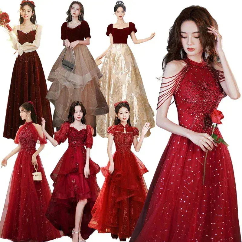 新品大人気 結婚式 結婚式 ドレス 二次会 2026新年赤 お呼ばれ パーティードレス ワンピース ドレス 披露宴 20タイプ ウェディング レッドドレス 演奏会 発表会 お呼ばれ