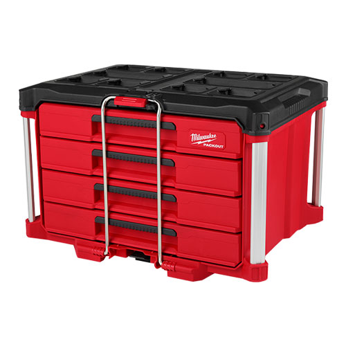 [正規店] PACKOUT 引き出し収納 4段 48-22-8444 ツールボックス パックアウト モジュラー ストレージ システム 電動工具 収納 整理 工具箱
