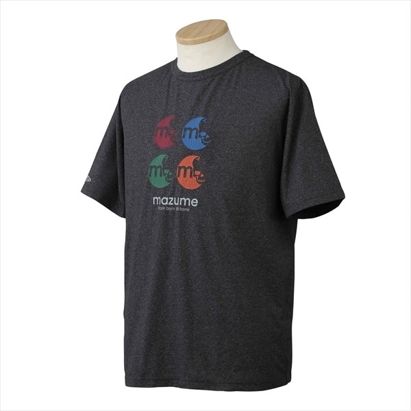 オレンジブルー ウェア MZAP-762mazume プライムフレックスTシャツ SIGNAL グレー M　クラックプリント仕様