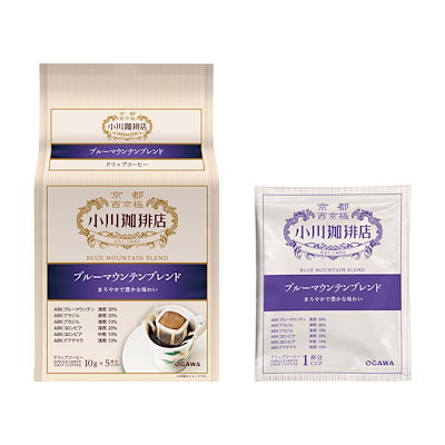 他サイト： 小川珈琲 ブルーマウンテンブレンド ドリップコーヒー 5杯分 ×2袋の商品画像