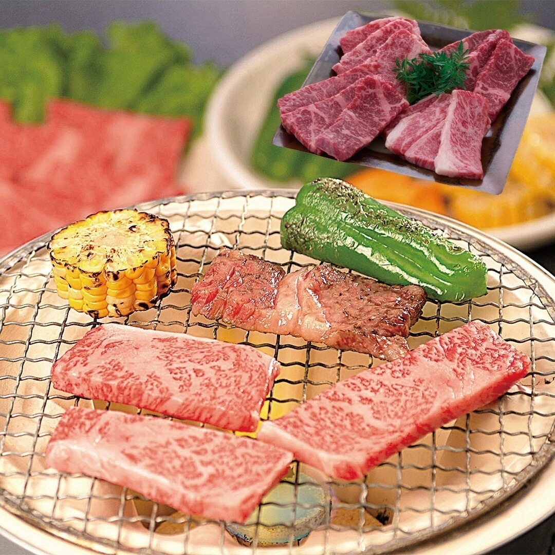 長野 信州アルプス牛 焼肉 焼肉用（モモ）400g（バラ）400g 【産直メーカー直送品】
