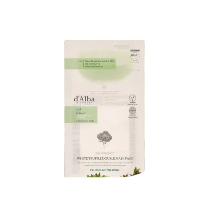 ホワイトトリュフ ダブルマスクパック 8枚 #Vegan #鎮静&保湿 #低刺激