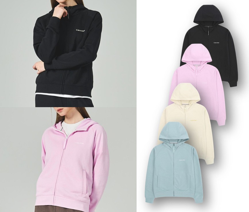Womens Essential Zip-up Hoodie