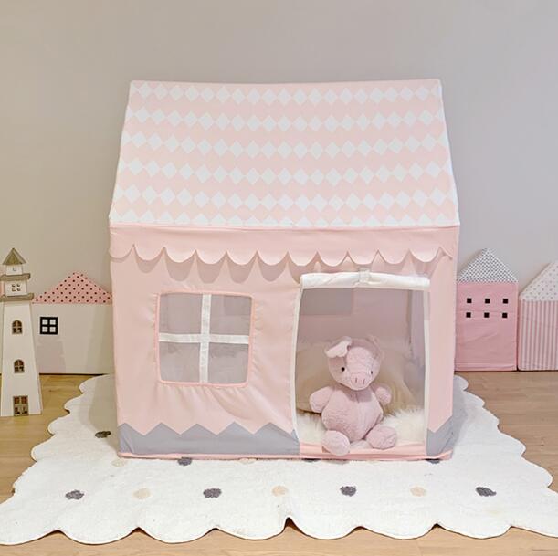 室内 室外 ゲームハウス おもちゃ プレイハウス 子供 部屋 秘密基地 キッズテント 子供テント プリンセス 可愛い フロアマット付き 星 PVC 睡眠テント 簡易テント ベビーテント 隠れ家 独立空